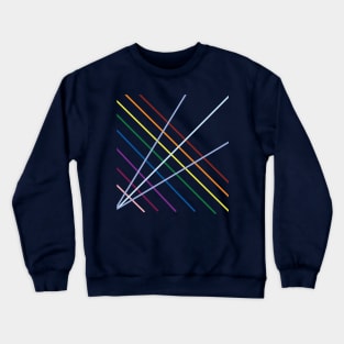 Rainbow Lines Crewneck Sweatshirt